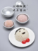 Triển lãm Nghệ thuật Snow Mei Niang Khuôn hình bán nguyệt Snow Mei Niang Công cụ hỗ trợ Jelly Mousse Bánh Khuôn Công cụ làm bánh - Tự làm khuôn nướng khuôn bánh dứa Tự làm khuôn nướng