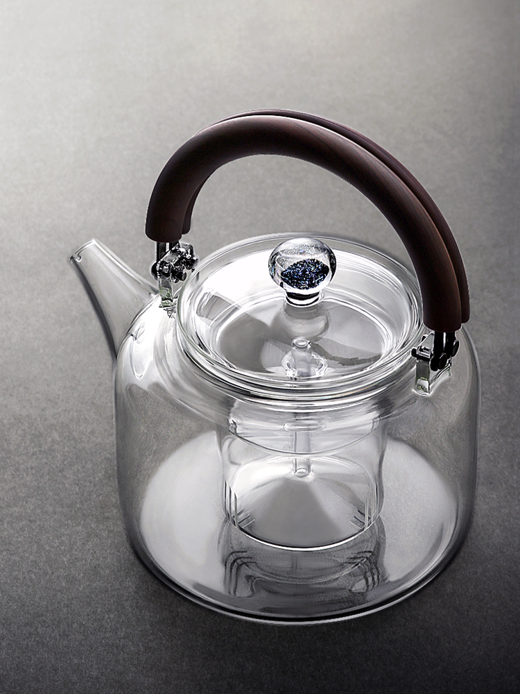 About Nine cooking pot soil glass high - temperature thickening cooking tea kettle large capacity unit household electrical TaoLu boiling kettle