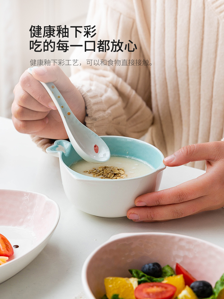 Modern housewives heart express animals tail fish dishes suit to use spoon, 0 creative dish the ceramic tableware