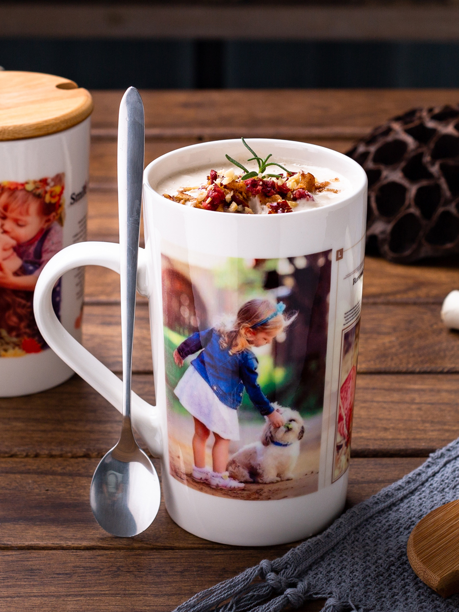 Creative keller order printed photos ceramic mugs custom tailored individuality customized coffee cup lovers gift