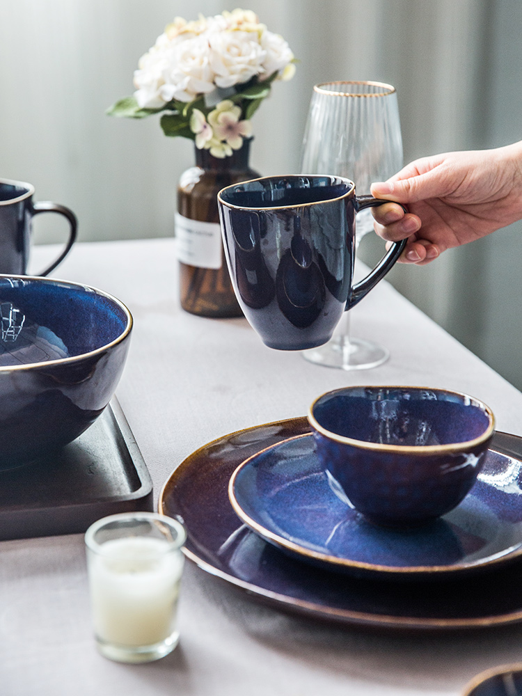 Lototo Nordic light the key-2 luxury of I and contracted household ceramics dishes chopsticks dishes dishes to suit a gift box
