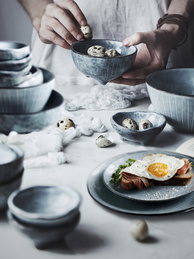 Lototo the qing xuan household retro move express it in Japanese ceramic bowl bowl of soup bowl mercifully rainbow such as bowl bowl west tableware