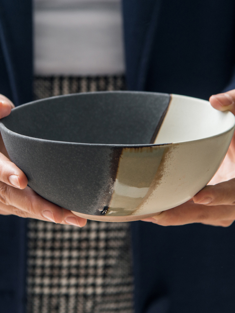 Asakusa Japanese sand and wind mill move to restore ancient ways small household coarse ceramic bowl bowl bowl of sauce juice cup noodles bowl of tableware