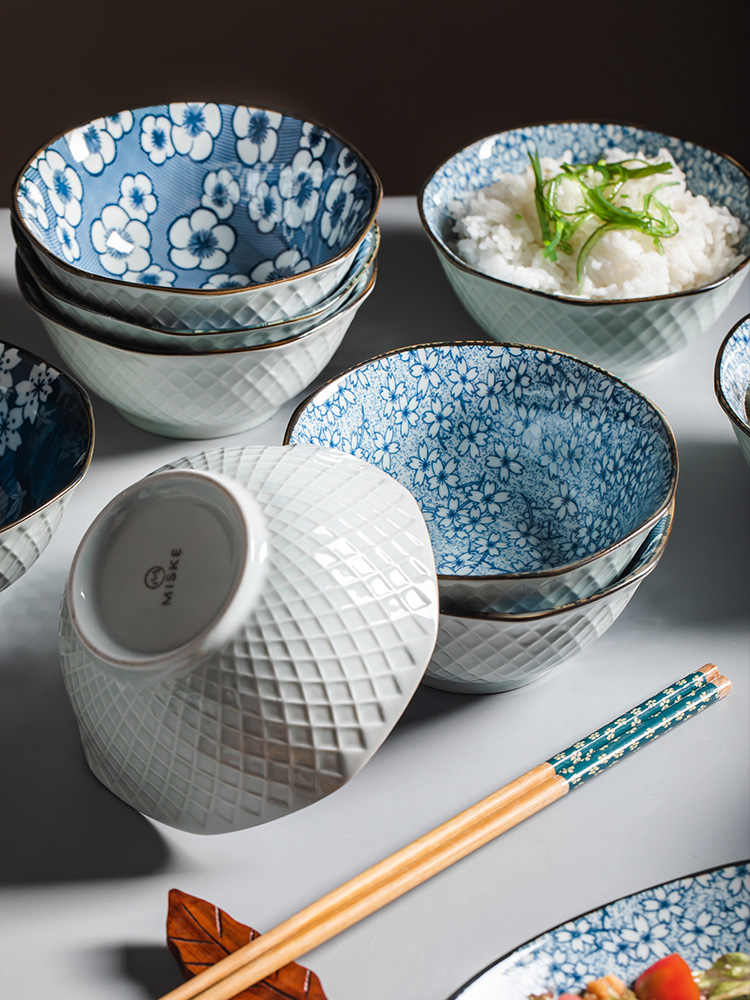 Japanese eat bowl ceramic bowl creative household chopsticks sets gift set tableware, wedding gift boxes in return