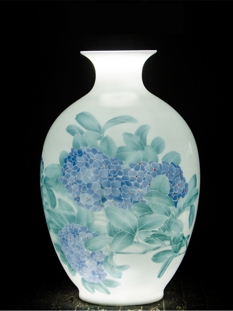 Famous master of jingdezhen ceramics, vases, flower arranging Chinese style is I and contracted household wine sitting room adornment is placed