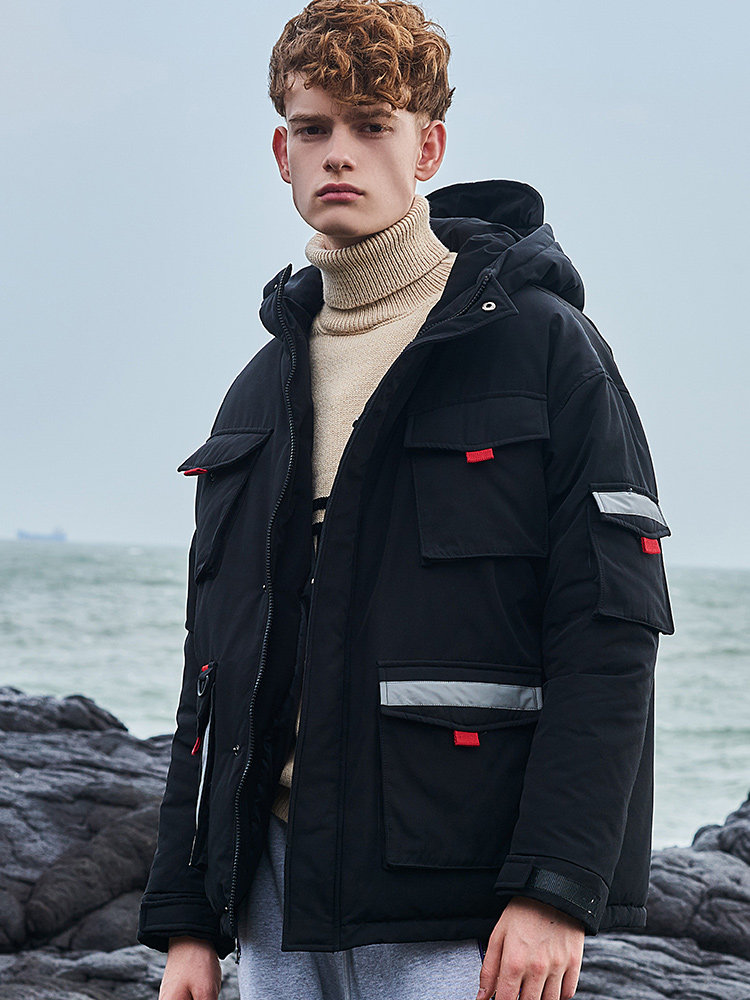 ER 男式宽松连帽工装棉服 天猫优惠券折后￥169包邮（￥199-30）