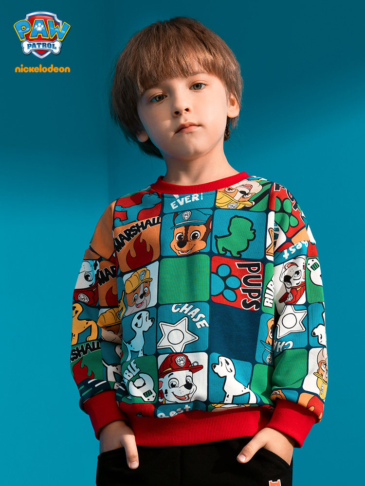Paw Patrol 汪汪队立大功 儿童圆领印花卫衣 天猫优惠券折后￥59包邮（￥89-30）2色可选