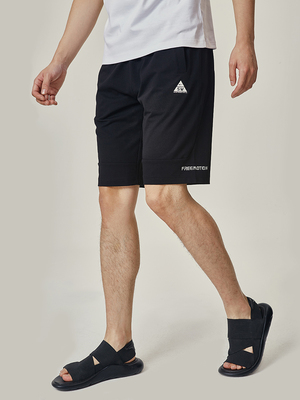 Bảy con sói thể thao quần short mùa hè thanh niên mới nam giản dị in quần đan thời trang thun thun quần nam - Quần thể thao quần tập gym nam 2 lớp Quần thể thao