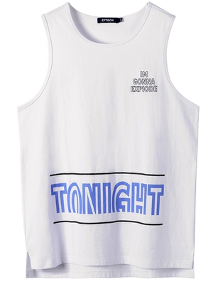 Sản phẩm quần áo Tiancheng 2019 hè mới không tay vest nam hip hop Phiên bản Hàn Quốc in cotton thấm mồ hôi áo trẻ trung - Áo vest cotton áo khoác mùa hè nam Áo vest cotton