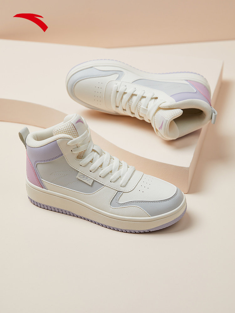 0点开始 ANTA 安踏 21年冬季款 女子高帮板鞋 ￥119包邮