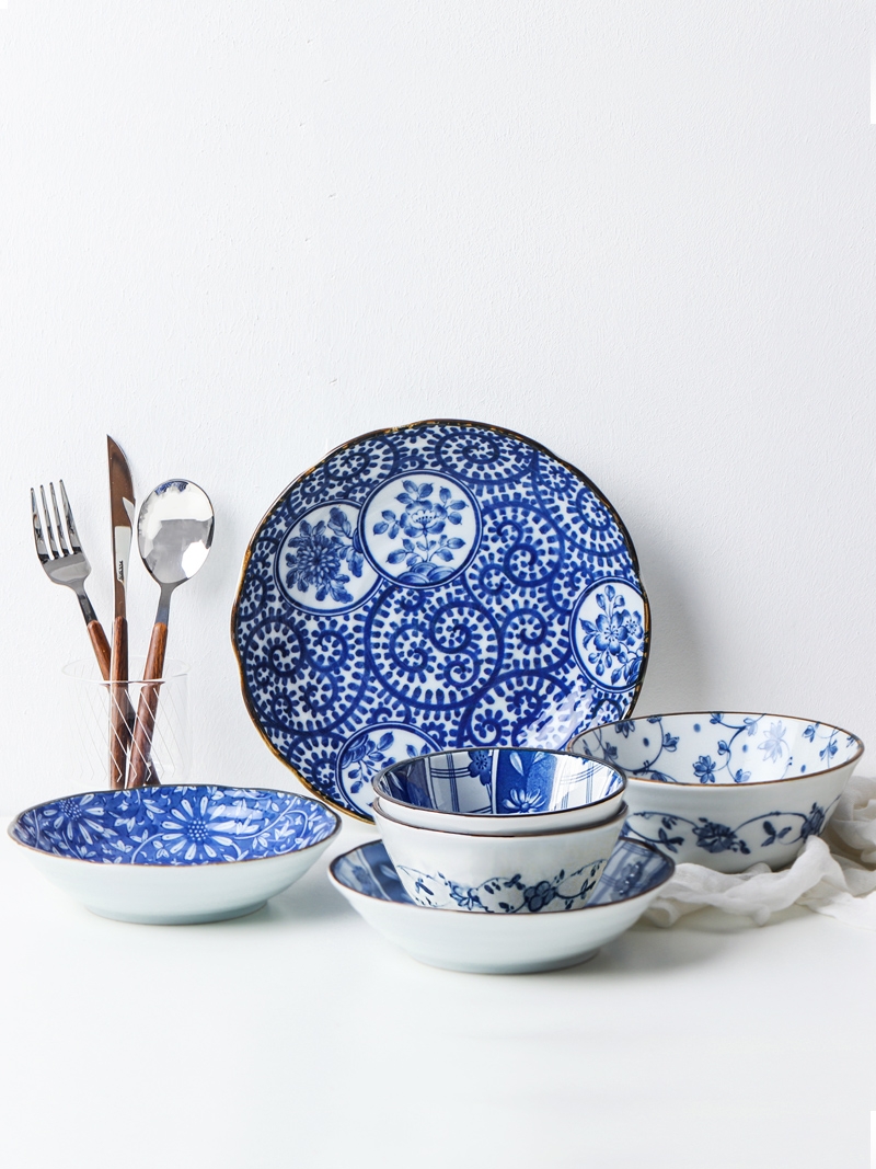 Mana burn love make jin aika zero ceramic tableware imported from Japan Japanese home eat rice bowls individual dishes dishes