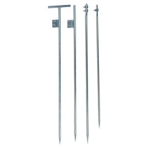 Lightning rod galvanized grounding pin grounding wire grounding pile household grounding wire grounding pole engineering lightning protection grounding rod T-shaped