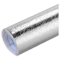 Cabinet waterproof oil-proof and moisture-proof sticker drawer pad stove countertop aluminum foil tin foil kitchen cabinet self-adhesive wallpaper