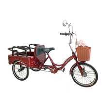 Dual-purpose elderly peoples human tricycle pedal tricycle mobility scooter adult bicycle