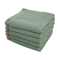 Military Training Towel White Wool Towels Green System Towel Green Towel Deep Blue Housetowel Wash Face Towels