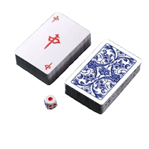 Mahjong playing cards mahjong playing cards home travel simple mahjong playing cards waterproof thickened playing cards playing cards dice