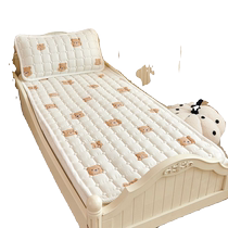 Baby mattress baby kindergarten special sleeping mat double layer pure cotton yarn children spliced ​​mattress mattress soft cushion