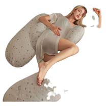 Pregnant womens pillow waist-protecting side sleeping pillow abdominal sleeping side sleeping pillow pregnancy pillow comfortable high cotton volume leg clamping artifact