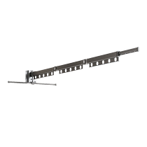 Balcony invisible clothes drying rack telescopic wall-mounted quilt artifact retractable clothes rod folding punch-free clothes drying rack