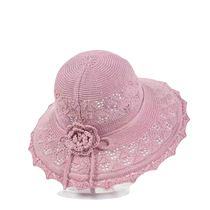 Summer sun hat Korean style sun hat with big brim to cover face Internet celebrity straw hat rollable hat beach sun hat for women