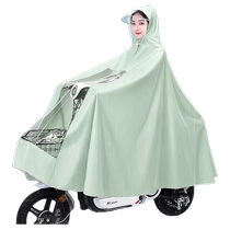 Electric vehicle raincoat full-body heavy rain protection motorcycle adult mens and womens larger and thickened poncho rain-proof single riding