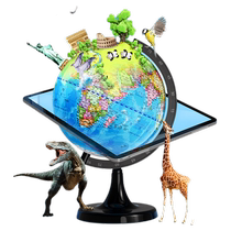 High-definition waterproof globe for junior high school students with genuine students for childrens enlightenment world map for primary school students and high school students special large boy birthday gift English teaching