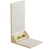 Sisal cat scratching board wear-resistant non-shedding scratch-resistant oversized solid wood vertical cat nest integrated cat claw board cat toy