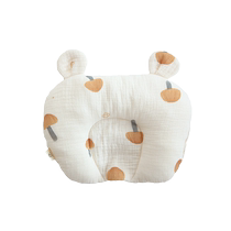 Styling pillow for newborn babies to correct head shape universal u-shaped pillow for all seasons pure cotton gauze anti-head deflection artifact