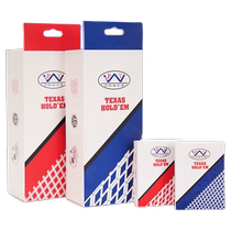 Texas Holdem poker plastic game special high-quality PVC waterproof and anti-folding large character wide card WPT Benniu new product