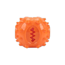 Dog Toy Bite-resistant Cotton Rope Teething Ball TPR Soft Rubber Food-Leaking Ball Human Pet Interactive Small and Medium-sized Dog Relief Supplies