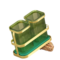 Light lavish draining chopstick cylinder wall-mounted kitchen shelve kitchen holder kitchen knife frame chopstick cage chopstick basket knife chopstick containing holder containing box