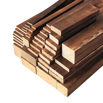 Anticorrosive wood floor carbonized solid wood plank wooden slats wall panel sauna board ceiling grape rack outdoor wooden square keel