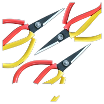 Industrial household scissors leather tailor cutting cloth large pointed head big head thread cutting paper cutting manganese steel high carbon steel