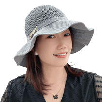 Foldable fisherman hat womens sun hat summer sun hat large brim sun hat straw hat womens versatile sun hat trend