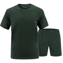 Physical training clothing mens summer quick-drying suit military training training t-shirt breathable short-sleeved sportswear womens genuine
