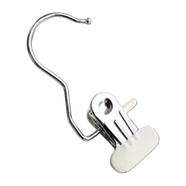 Trousers clip household seamless clothes hanger pants storage artifact clothes drying clip trouser clip multi-functional clothes hanger with hook windproof