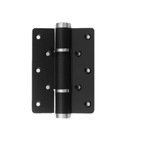 Invisible door hinge aluminum alloy flat opening hydraulic damping buffer hinge automatic door closer multifunctional 5-inch hinge