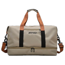 Travel bag handbag short-distance mens and womens large-capacity canvas bag luggage bag lightweight sports fitness crossbody wear-resistant
