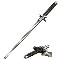 Bold swing stick legal self-defense weapon supplies solid telescopic roller swing stick vehicle-mounted three-section self-defense mace stick