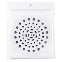 Disposable floor drain sticker bathroom kitchen anti-hair floor drain filter bag drain outlet hair filter paper bathroom