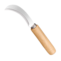 Stainless steel scimitar banana knife small sickle peeling pineapple knife fruit knife pineapple honey leek knife multi-functional