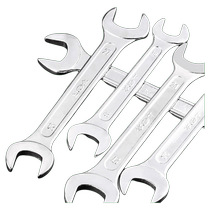 Open-end wrench double-headed wrench dual-purpose wrench fork board hardware wrench tool collection