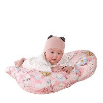 Baby tummy pillow head-up training pillow anti-vomiting slope pad exhaust pillow newborn breastfeeding artifact breathable sleep