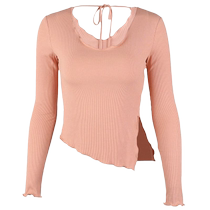 Spring and Autumn Round Neck Sports Yoga Wear Set Slim Running Top Training Quick-Drying Long-Sleeved T-Shirt Two-piece Set Quick-Drying