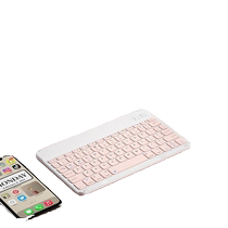 Bluetooth wireless keyboard suitable for Apple iPad Huawei MatePad Android mobile phone notebook tablet girls cute external keyboard mouse M6 silent typing mouse set