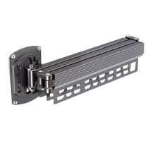 Invisible folding clothes drying rack telescopic clothes drying pole wall-mounted household balcony punch-free quilt drying artifact