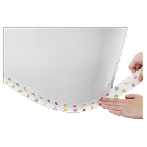 Bathroom toilet edge sticker waterproof sticker beautiful seam sticker sealing sticker self-adhesive mildew-proof gap sticker toilet special artifact