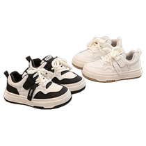 Girls shoes childrens sports sneakers 2024 spring and autumn new style boys and big childrens breathable casual low-top white shoes