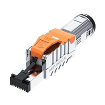 Category 6 Super Category 7 Category 8 pressure-free crystal head household shielded cat8 10G rj45 network cable connector module