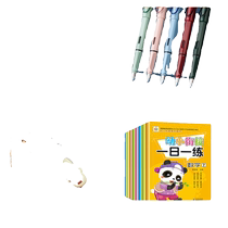 (3 yuan for 3 pieces) 1 random set of light green small office scissors 1 set of pens in random colors